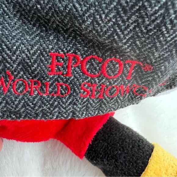 Disney Parks wool blend Irish cap Epcot Topolino Grey One Size fits most - Picture 13 of 14